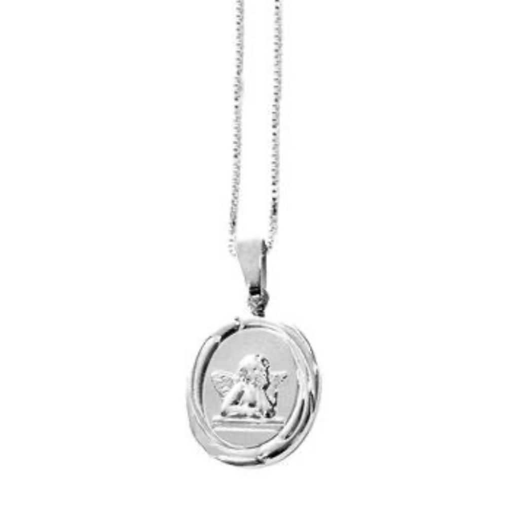 COPY - THE OVAL DOUX ANGEL PENDANT - themjewelers